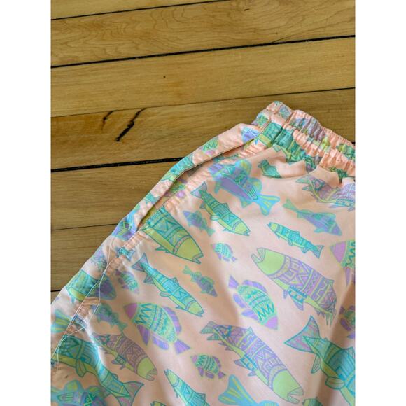 Chubbies corral orange fish print swim trunks - Picture 5 of 6